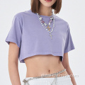 Sexy Dress For Women Vintage Sexy Cropped Navel Women's Cropped T-Shirt Factory